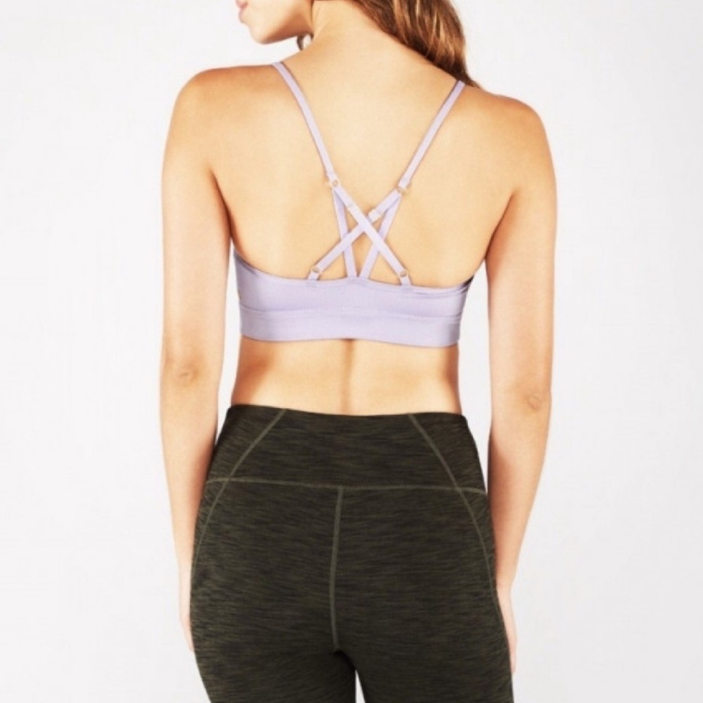 Manduka Pintuck Bra Lavender sheen Small   - Picture 2 of 4